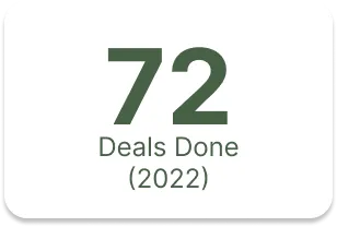 72 Deals Done in 2022